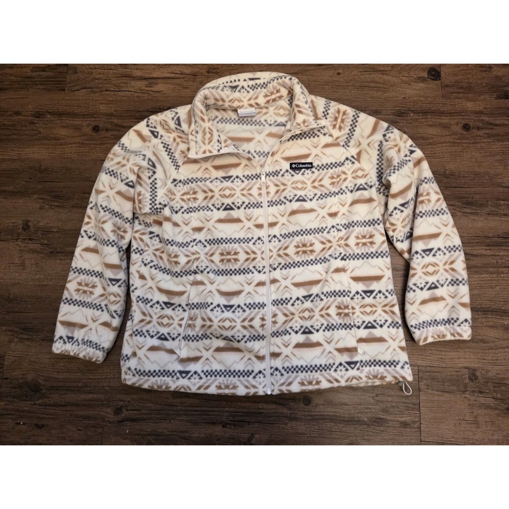 Columbia Benton Springs Womens 2X Fleece Full Zip